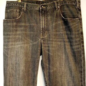 Banana Republic Jeans  Men's  38 x 32  Gray Washed  Straight Leg  5 pocket  VGC